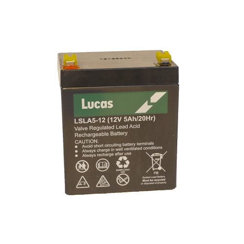 LSLA5-12 Lucas Battery - Fire & Security Battery